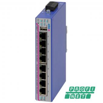 10 port managed PROFINET to multimode fiber optic switch, EL1000-4GM